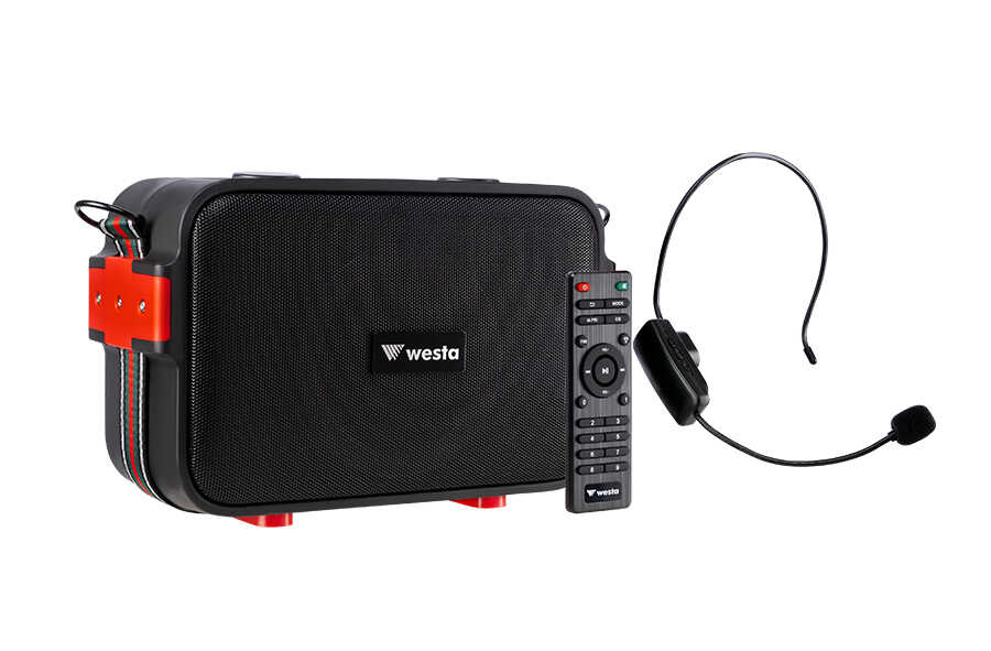 Westa WAP-500T +1 Headset Mic. Taşınabilir Ses Sistemi