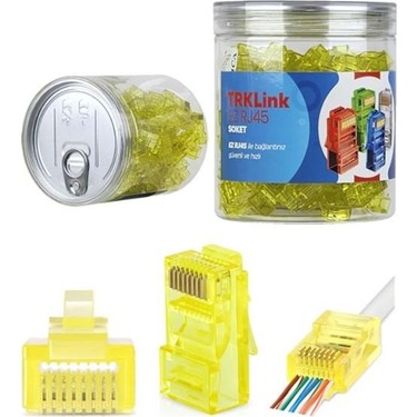RJ45 Konnektör Renkli