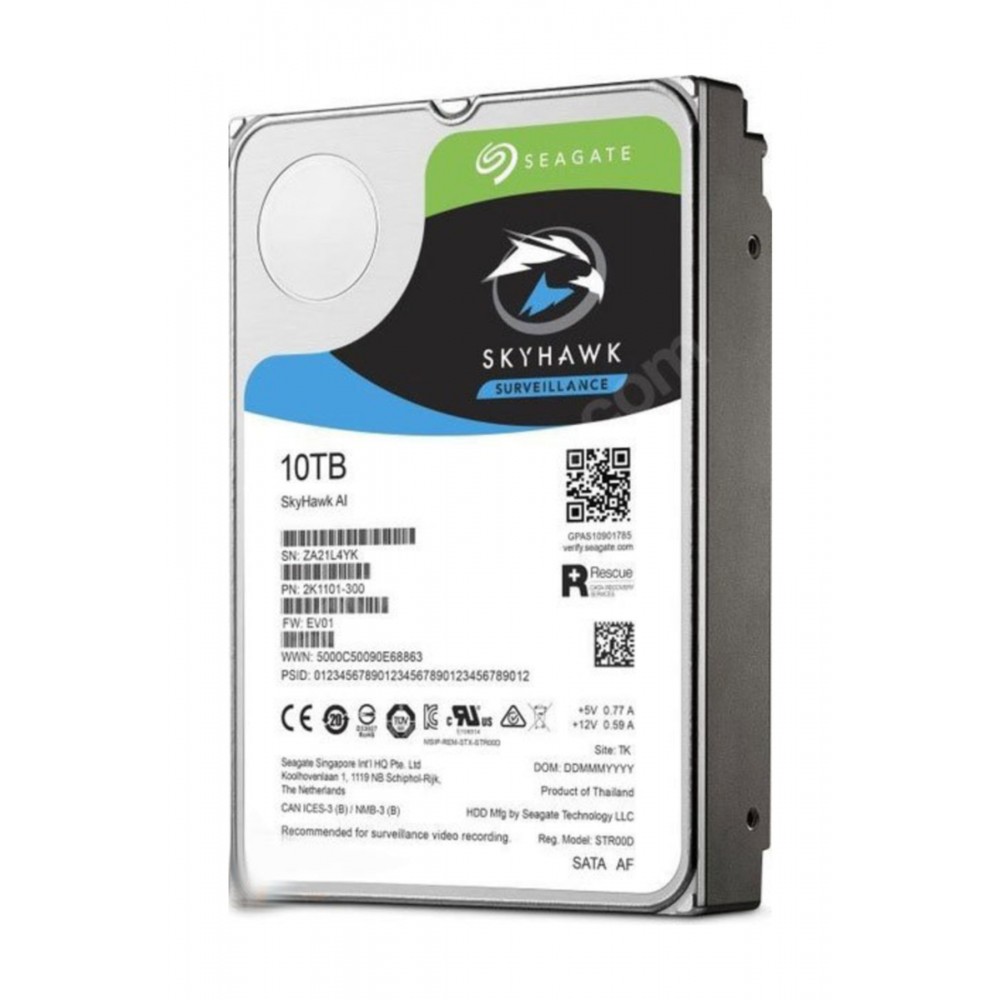 10 Tb HDD SEAGATE EXOS 7/24 Güvenlik Güvenlik Diski (P.İ)