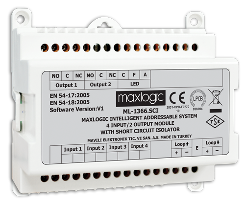 Maxlogic ML-1362 Akıllı Adresli Kontak İzleme Modülü, 1 Girişli