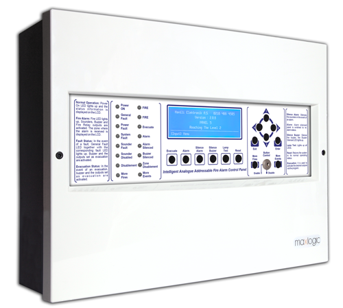 Maxlogic ML-1221 Akıllı Adresli Yangın Alarm Santralı, 1 Çevrim, 127 Adres