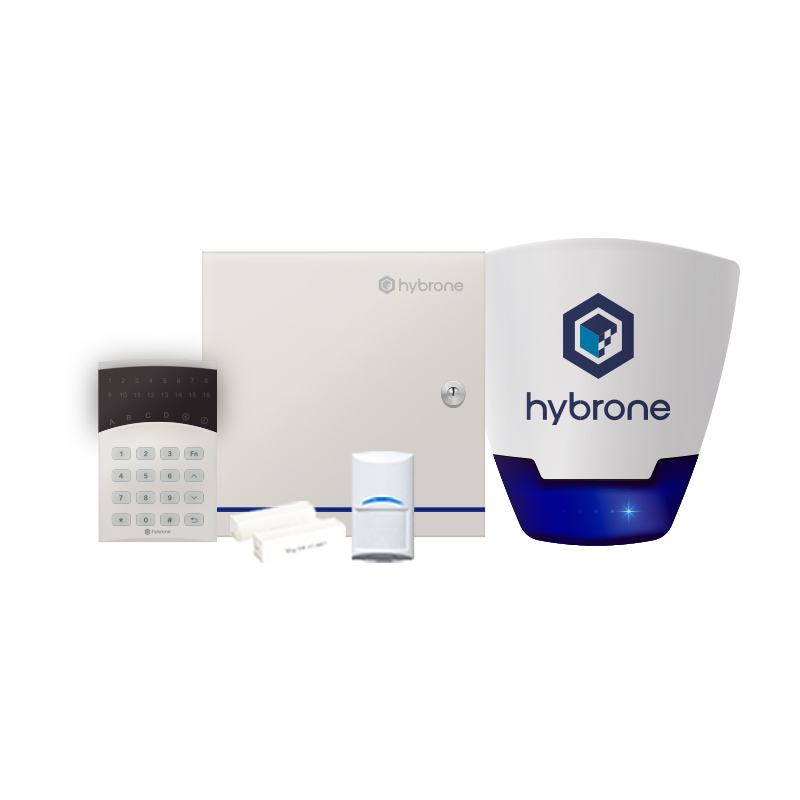 Hybrone  HY-IA3008-LED1016 Kablolu 4G Akıllı Hırsız Alarm Seti (Akü Dahil)