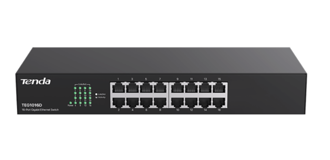 Tenda Teg1016D 16 Port Gigabit Ethernet Switch