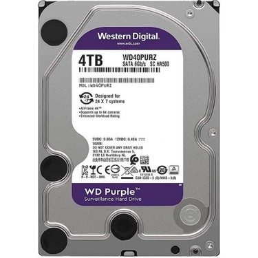 4 Tb Hdd 7/24 Güvenlik Diski Distribitör Garantili