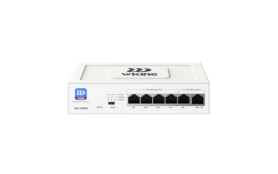 Witek WK-PS206 4+2 Megabit Switch