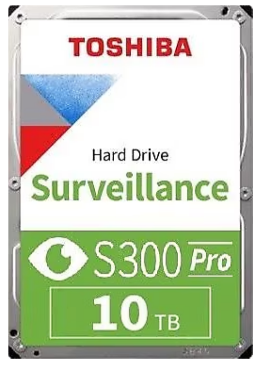 Toshiba 10 Tb HDD 7/24 Güvenlik Diski S300 Pro