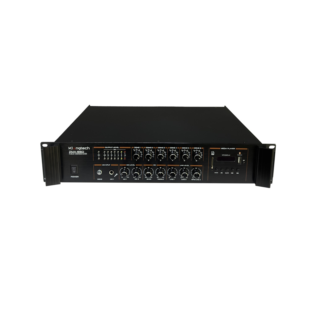 Klangtech ZMA-650 6 Bölge 500W Amplifikatör