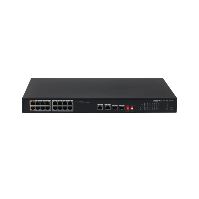Dahua S3218-16ET-135 16 Port PoE Switch, (16FE PoE + 2GE Kombo +2SFP 135W PoE