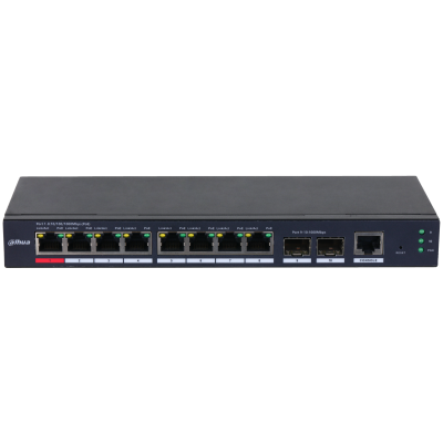 Dahua S4210-8GT-110 10 Port Gigabit 8  Port PoE'li Yönetilebilir Switch