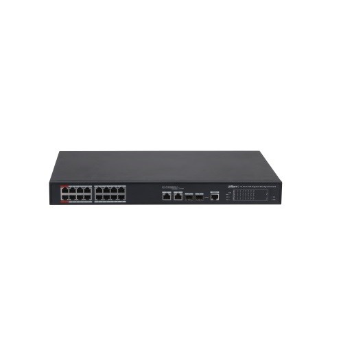 Dahua PFS4218-16GT2GF-240 16 Port L2+ Yönetilebilir Poe Switch