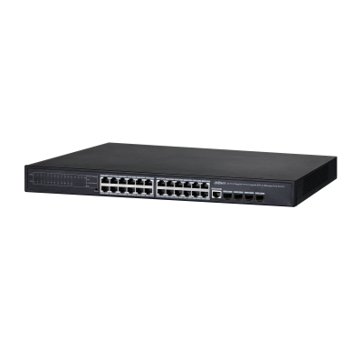 Dahua PFS4428-24GT-370 24 Port Gigabit PoE'li Yönetilebilir Switch