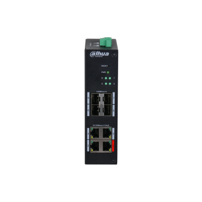 Dahua HS4408-4ET-96 4 Port Yönetilebilir PoE'li Switch
