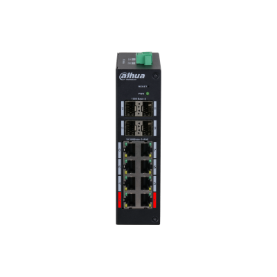 Dahua HS4412-8ET-120 8 Port Yönetilebilir PoE'li Switch