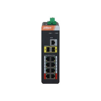 Dahua IS4210-8GT-120 8 Port Gigabit PoE'li Yönetilebilir Switch