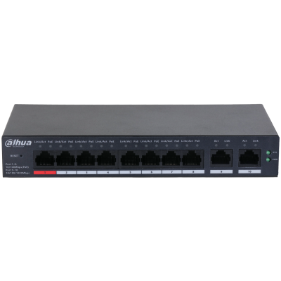 Dahua CS4010-8ET-110 8 Port PoE'li 10 Port Bulut Yönetimli Poe Switch