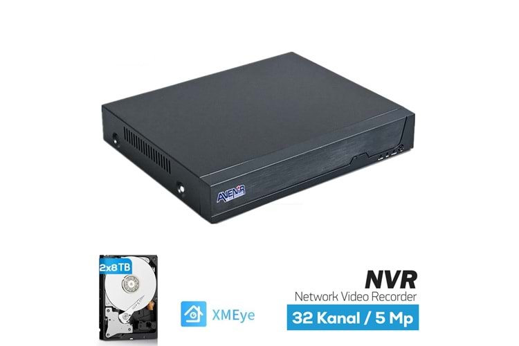 Avenir AV-NVR32 32 Kanal NVR Kayıt Cihazı