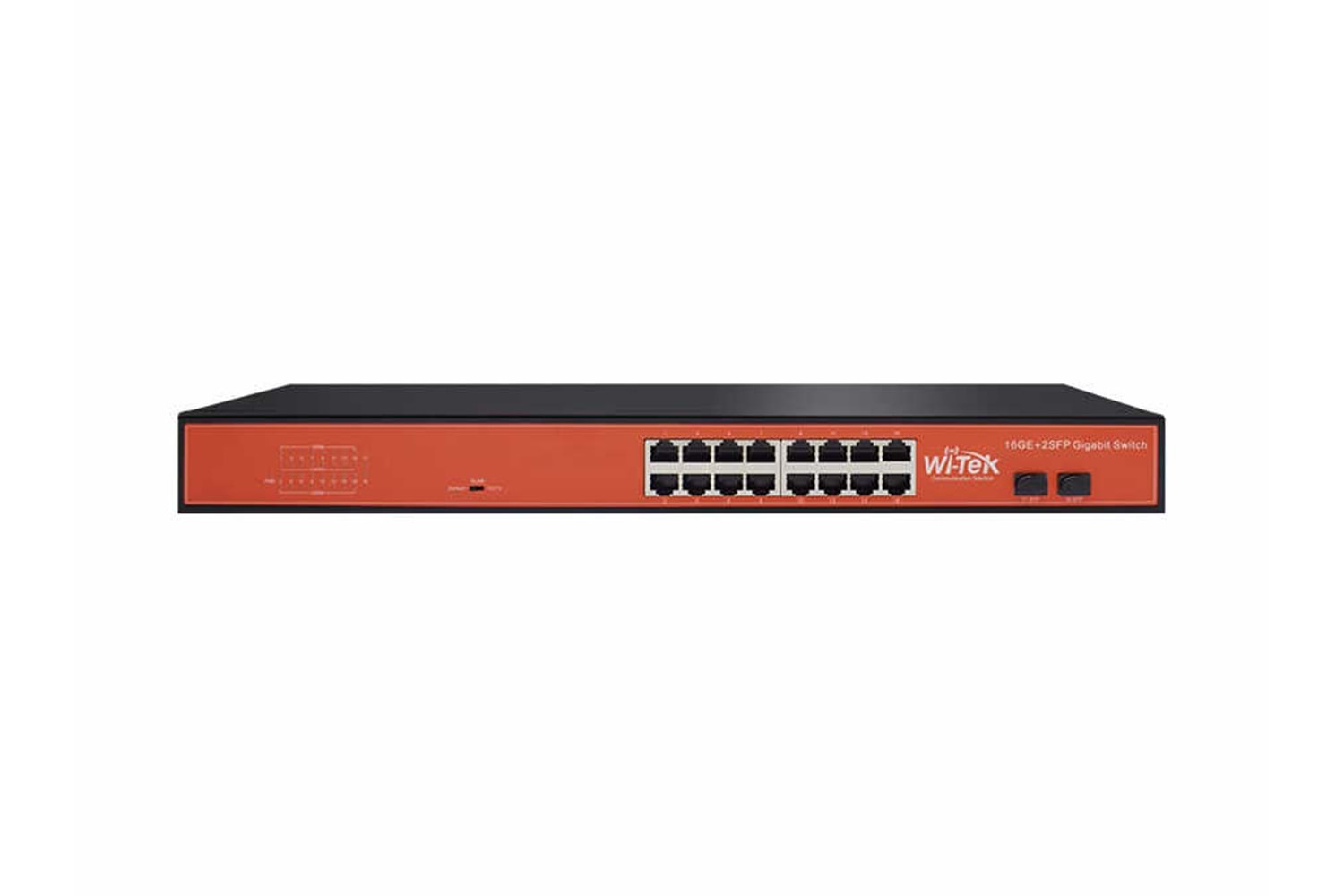 Wİ-TEK SG116F 16GE+2SFP Full Gigabit Ethernet Switch