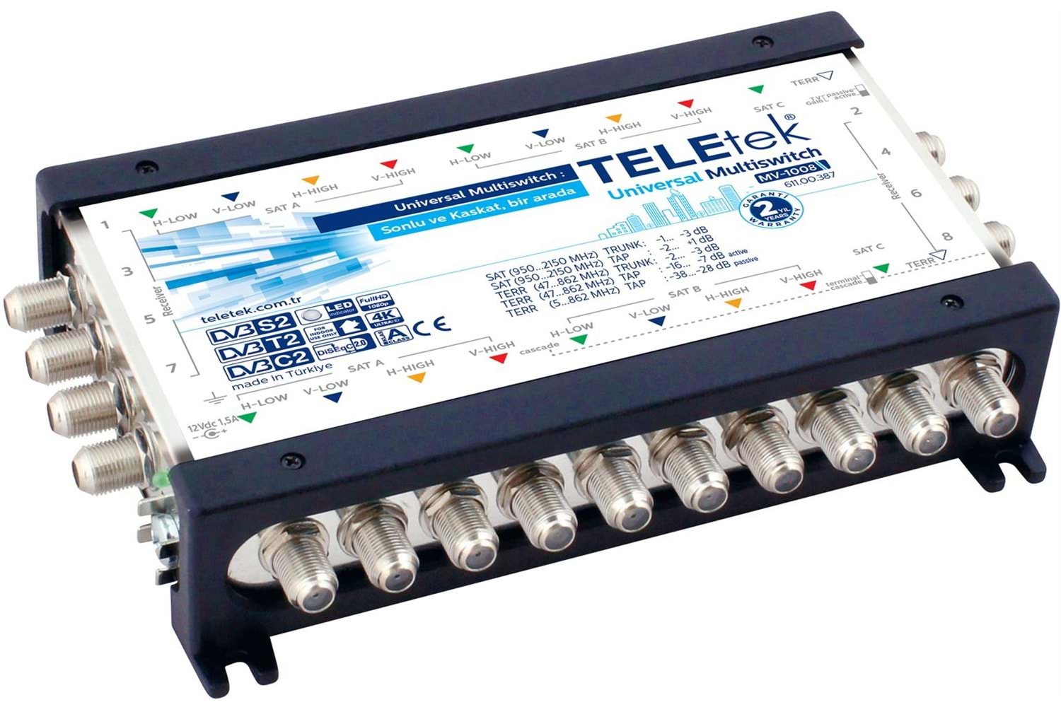TelEtek Mv-1008 Multiswitch