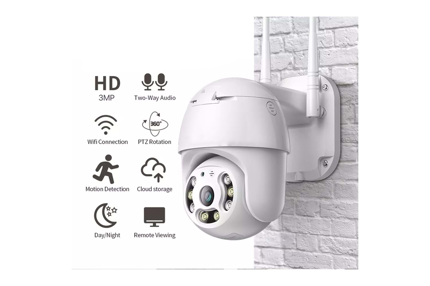 Pulnix Plx-9001ıpc 4g Wi-Fi Dome Kamera