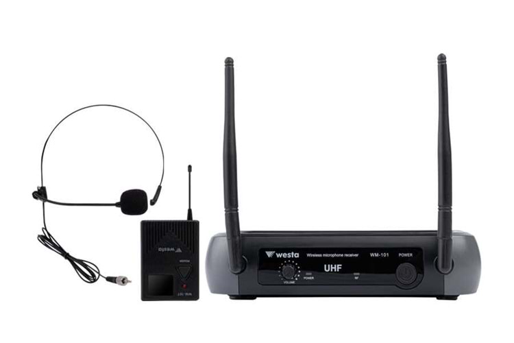 Westa Wm 101T 1 Receiver + 1 Yaka Mikrofon Seti